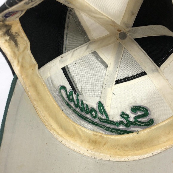 Vintage St Louis Colorblock Patch Design Hat Cap Adjustable One Size Fits Most - Picture 10 of 12